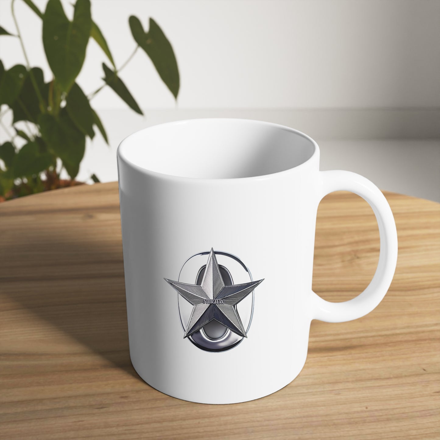 StarZero White Ceramic Mug, 11oz and 15oz