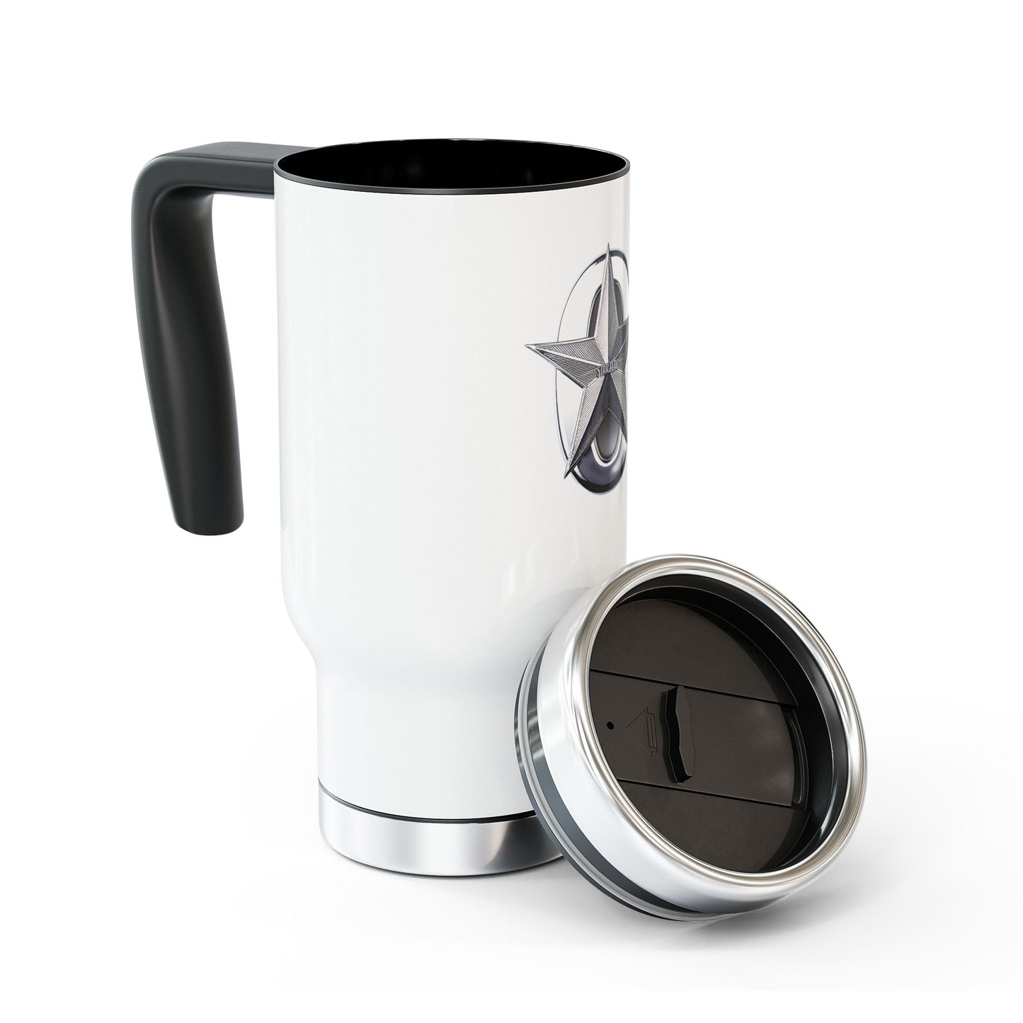 StarZero Stainless Steel Travel Mug with Handle, 14oz