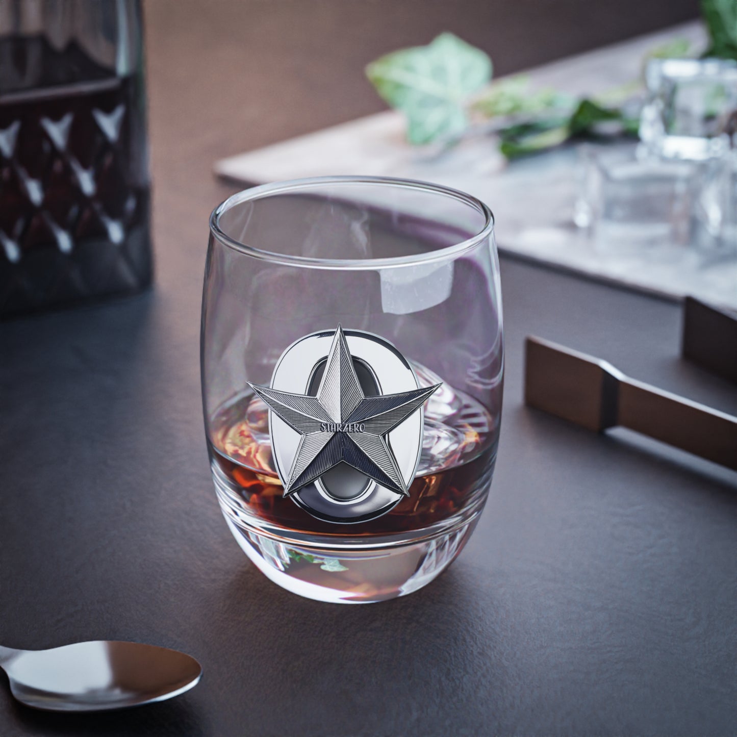 StarZero Logo Whiskey Glass