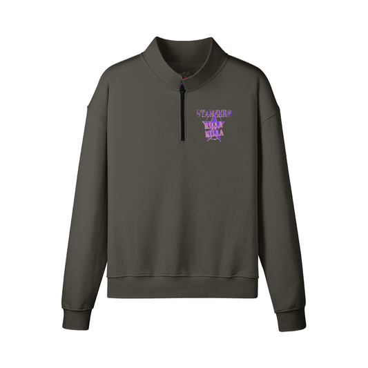 380GSM Unisex Heavyweight Half-zip Sweatshirt