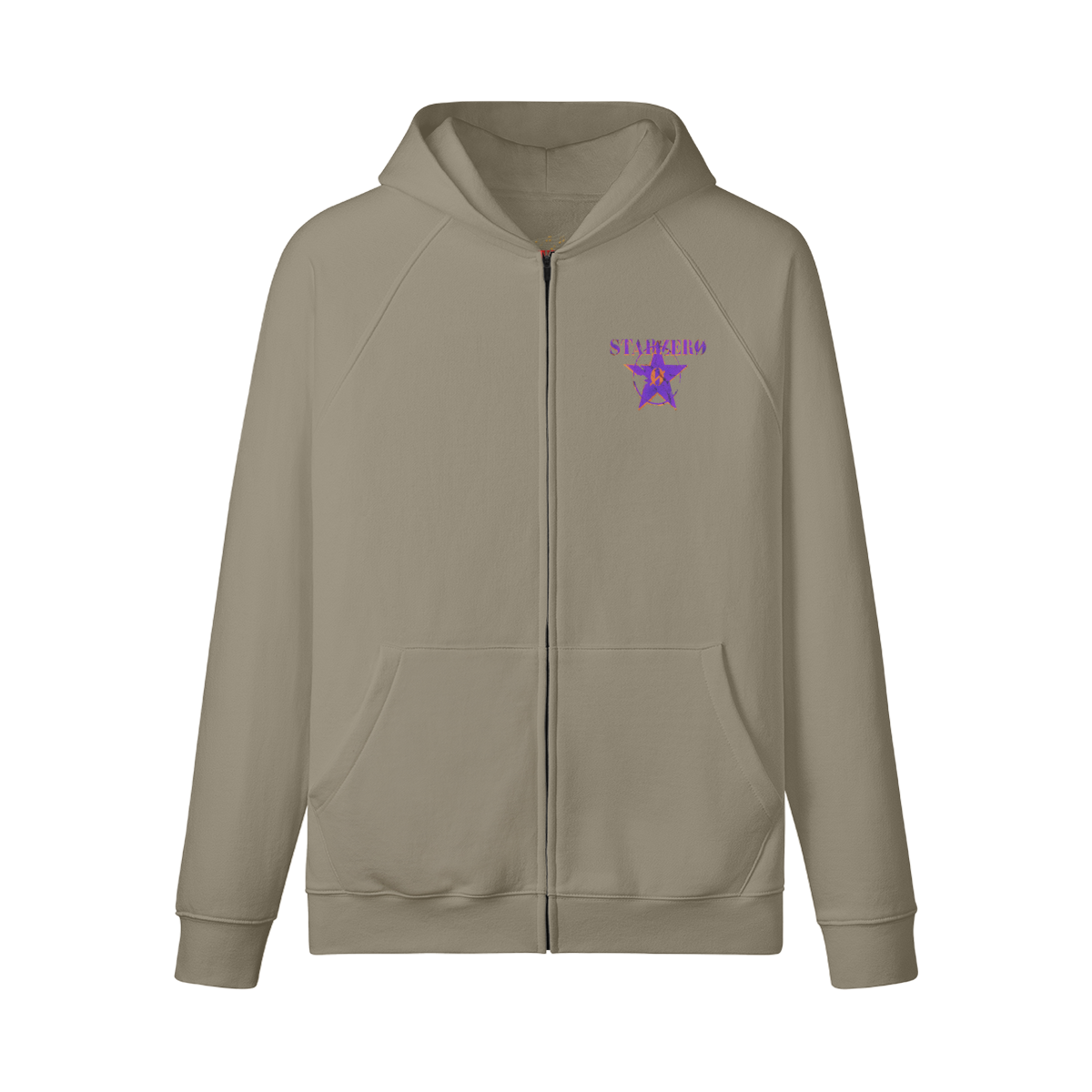 380GSM Unisex Heavyweight Fleece-lined Full-zip Hoodie