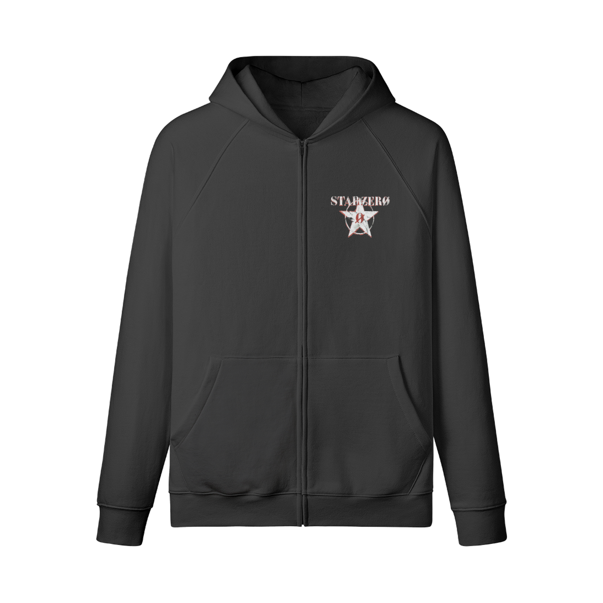 380GSM Unisex Heavyweight Fleece-lined Full-zip Hoodie